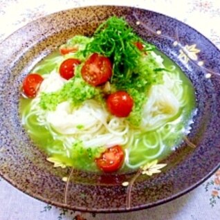 きゅうり一人一本！　絶品ぶっかけ素麺♪